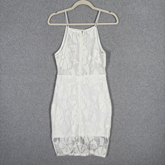 Meaneor Dress Small Lace Sheer Back Romantic Bachelorette Party Resort Cruise - Picture 8 of 12